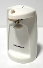 Chefmate Electric Can Opener Model CN-8 White Tested