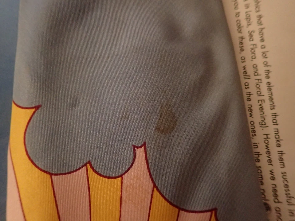 Corbata acolchada de seda italiana PETER MAX Cosmic Sunrise Art 1960 RARA  Foto 2 de 4