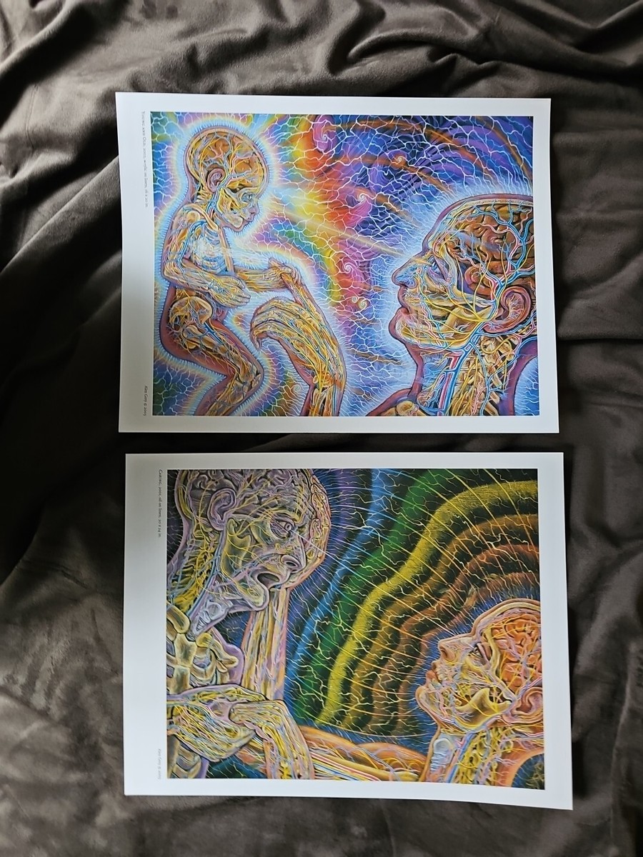 Alex Grey Visions 2 Book Box Set With 6 Limited Edition Art Alex Grey Visions 2 Book Box Set With 6 Limited Edition Art