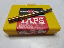 HANSON WHITNEY 12mm x 1.75 metric M12 Bottom 4 Flutes 5" OAL TiN Hand Tap USA