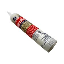 Lot of 2 General Electric 10.2 OZ 100 Clear Silicone Caulk Kitchen/Bath