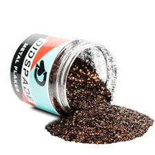 6oz Brown Sugar 0.015 Bronze Metal Flake - Solvent Resistant Glitter 