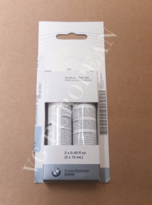 BMW Genuine Factory Touch Up Paint Stick Set 300 Apine White NEW 