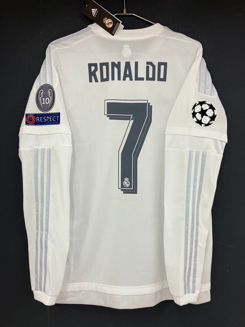 【正規16-17 レアルマドリード home L/S C.Ronaldo #7】 正規16-17 レアルマドリード home L/S C.Ronaldo #7】 - メルカリ