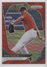 2020 Panini Prizm Tier II Red Wave Prizm 91/99 Rico Garcia #156 07gz
