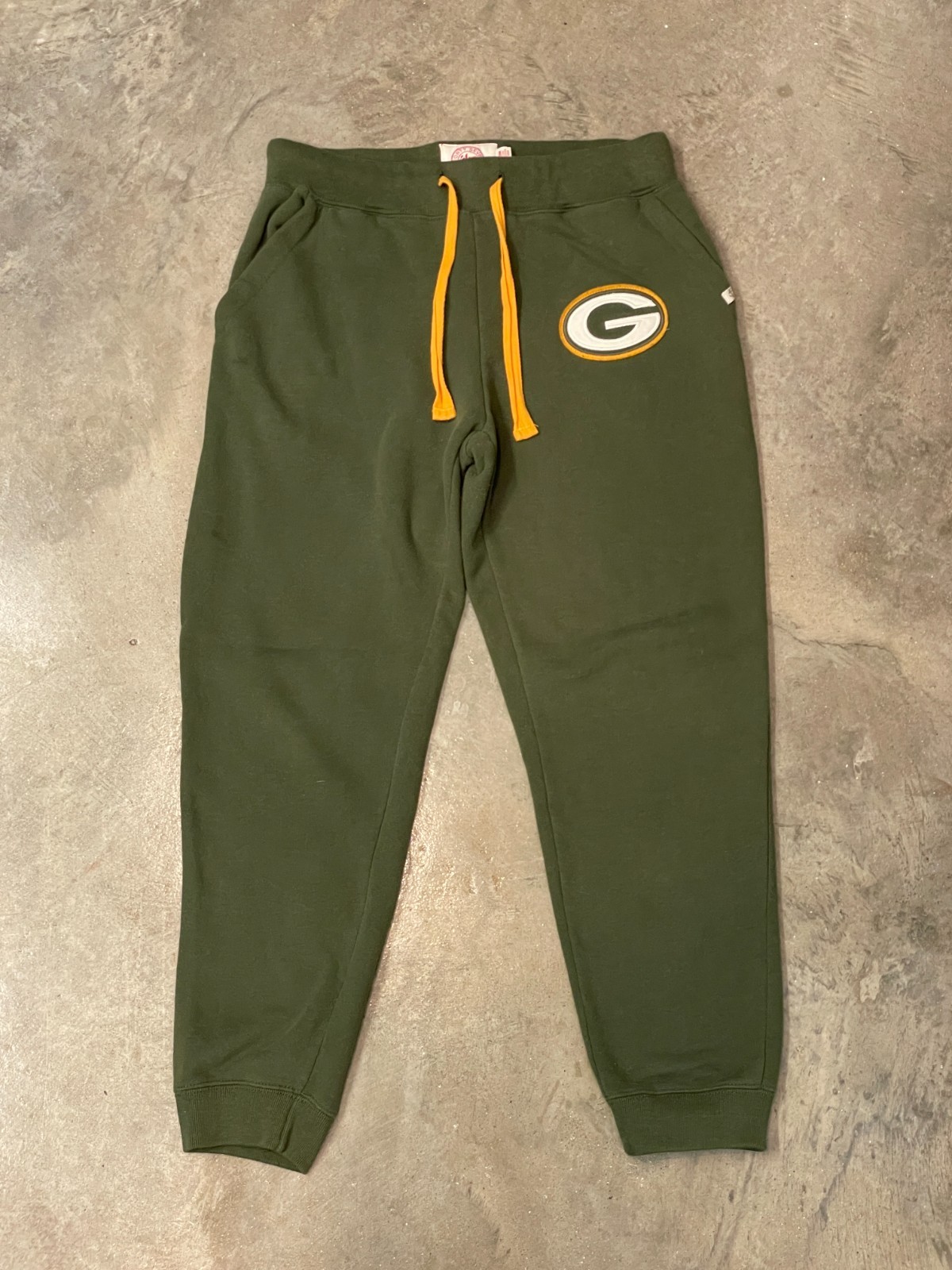 47 Brand Packers Joggers Mens M Olive Green Soft Gameday Sweatpants NFL thumbnail 2