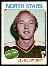 1975-76 O-Pee-Chee Vintage Hockey Bill Goldsworthy #180 VIEW SCAN