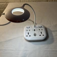 Multifunction Desk Lamp With USB And Outlets