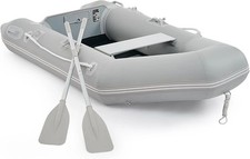 Inflatable Dinghy Boat for 2 Adults, 660lb Capacity Heavy-Duty PVC Raft with ...