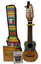 Authentic Handmade Bolivian Charango Set: Beginner Bundle with Aguayo Gig Bag