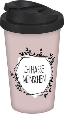 infinite by GEDA LABELS (INFKH) Coffee to go Becher Ich hasse Menschen 400ml