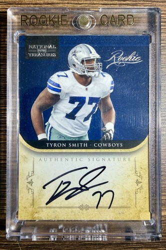 2012 Panini National Treasures Rookie Auto Tyron Smith Dallas Cowboys 