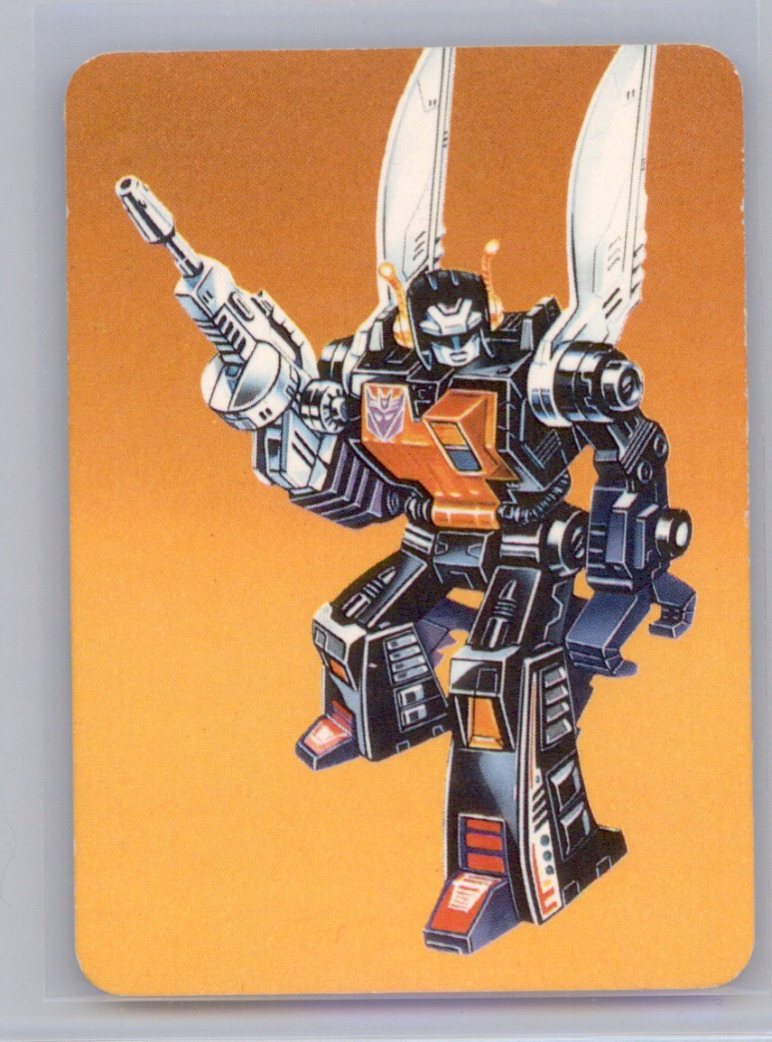 1985 Transformers Series 1 Kickback #113  - Yellow Background