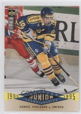 1995 Collector s Choice European Junior Championships Samuel Pahlsson #350 0a4