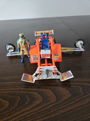 Vintage 1986 M.A.S.K. FIREFLY Dune Buggy W/Julio Lopez Helmet Missing Bomb   