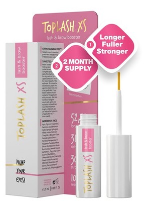 TOPLASH Eyelash Growth Serum - Innovative Formula for Longer, Thicker, Fuller...