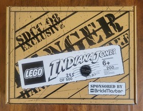 LEGO INDIANA JONES BRICKMASTER PACK 2008 SDCC EXCLUSIVE 295 OF 500 VERY RARE!