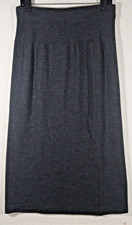 VTG 1980's Miss Pendleton 100 Pure Wool Yoke Waist Skirt Charcoal Academia M