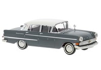 Brekina 20815 Opel KapitäN 2,6 P2, Grau/Weiß, Bj.1959, 1:87, Neu - Modellauto