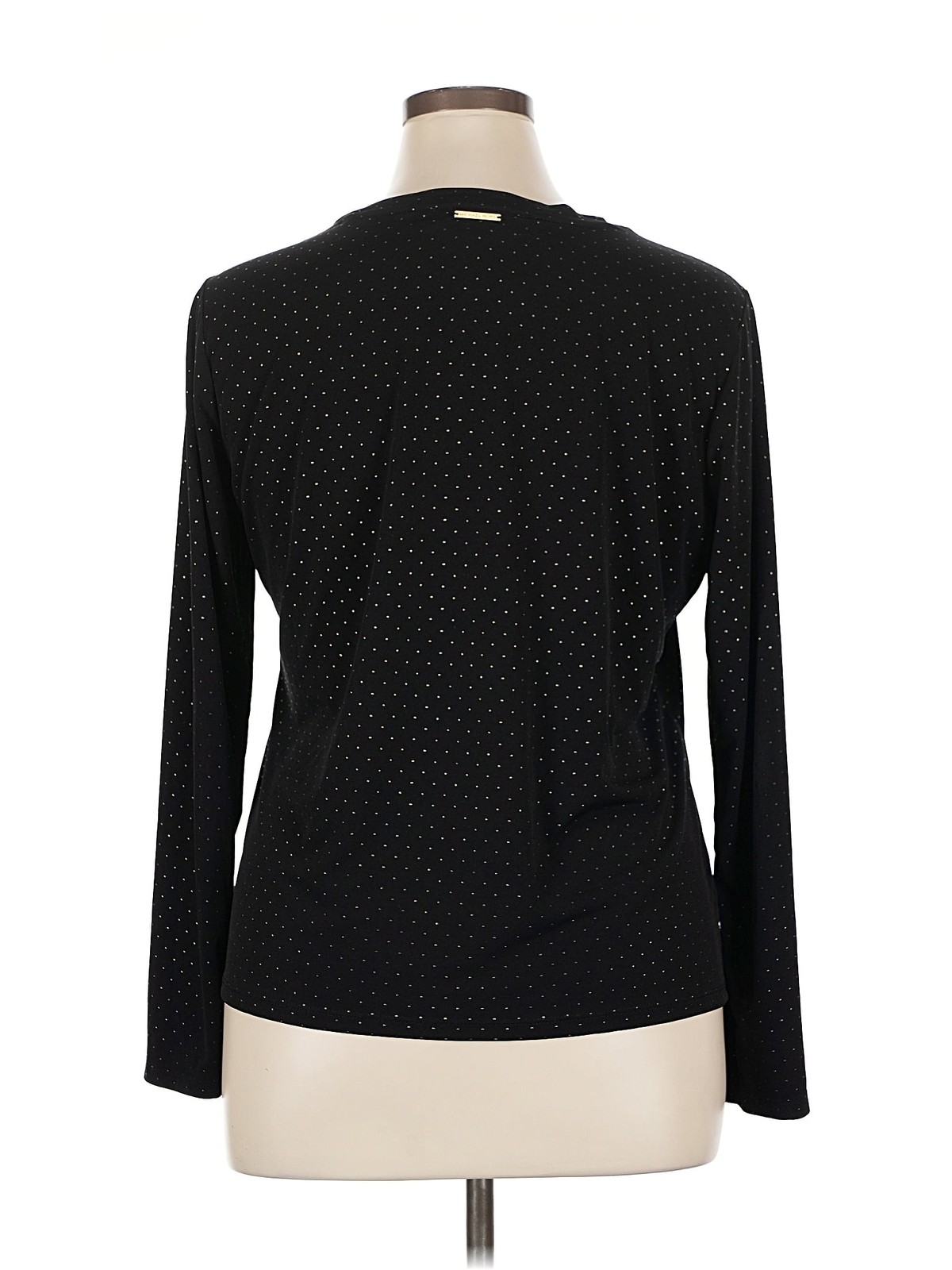 MICHAEL Michael Kors Women Black Long Sleeve Top XL thumbnail 2