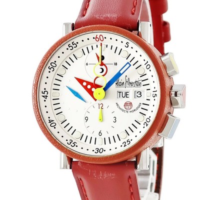 ALAIN SILBERSTEIN Chrono Bauhaus LWO5100 Men's Automatic 40mm Watch #HD417