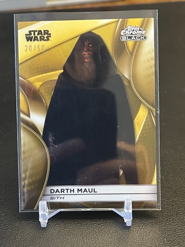 Darth Maul 2025 Smugglers Outpost - Finest Gold Refractor /50 SP