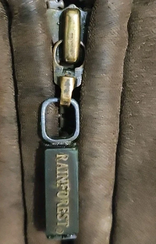 Rainforest Jacket Vest Mens Size XL Brown - Image 3 of 4