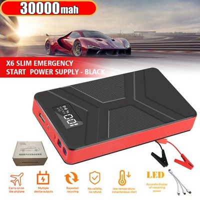 30000MAH 800A POWERBANK AUTO KFZ STARTHILFE JUMP STARTER EMERGENCY POWERBANK PKW