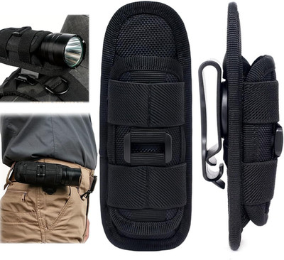 Taschenlampenholster 360° drehbar LED Taschenlampen-Gürtelholster für Outdoor Ja