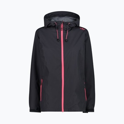 CMP Damen Regenjacke wasserdichte Jacke Fix Hood Größe 38 (DE 36/38)