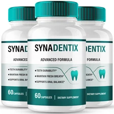 (3 Pack) SynaDentix Capsules, Syna Dentix Oral and Dental Health Support