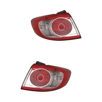 RüCkleuchten Heckleuchten Set Links & Rechts Weiß/Rot FüR Hyundai Santa Fé II CM