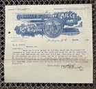 1899 Gormully Jeffery Bicycles Letterhead Chicago Rambler Indian Bike — photo 2