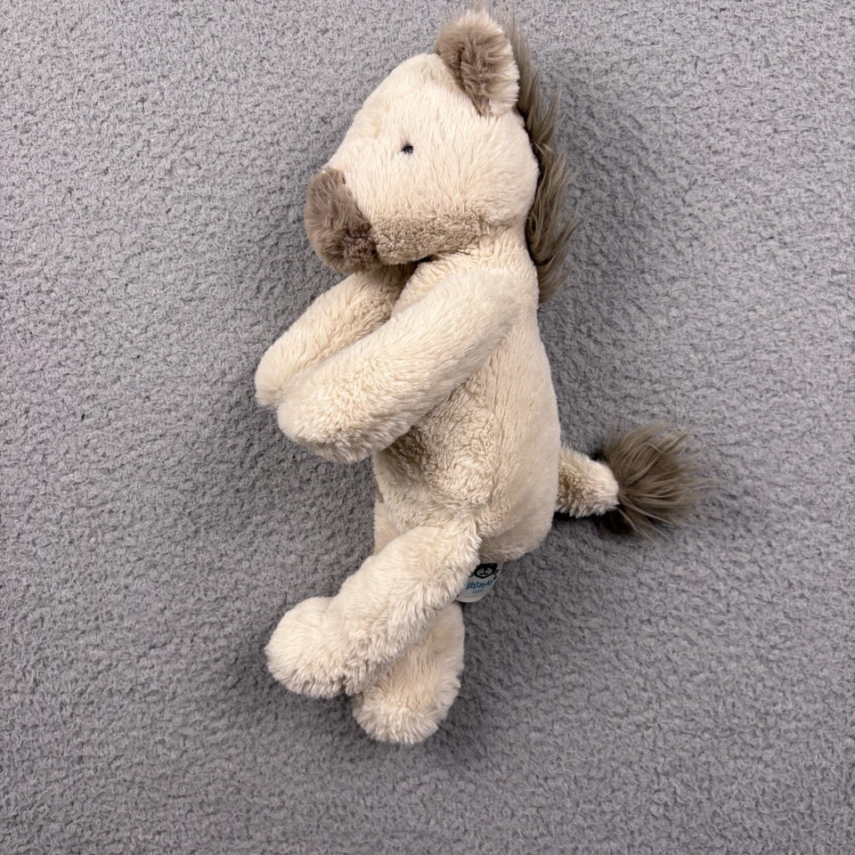 Jellycat Billie Giraffe 14" Plush Stuffed Toy Gray Cream Retired Spots - Image 3 of 4