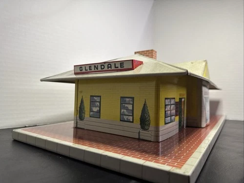 Vintage Marx  Glendale Train Station 50’s Excellent Condition