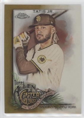 2022 Topps Allen & Ginter Chrome Gold Refractor 35/50 Fernando Tatis Jr #15 09dw