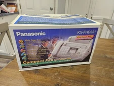 Panasonic KX-FHD331 Compact Plain Paper Fax & Copier Telephone Machine BRAND NEW