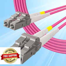 10Gtek LC-LC OM4 Fiber Patch Cable 10Gb/100Gb Duplex 50/125 LSZH 40m