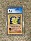 Pokémon TCG Ninetales Base Set Holo Rare Blue Label CGC 5.5 Shadowless