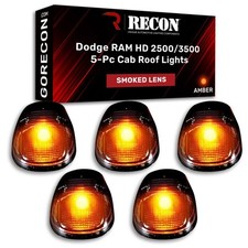 Recon 264145bk Led Cab Roof Light Kit Smokedamber For 99-02 Ram Hd Recon 264145bk Led Cab Roof Light Kit Smokedamber For 99-02 Ram Hd