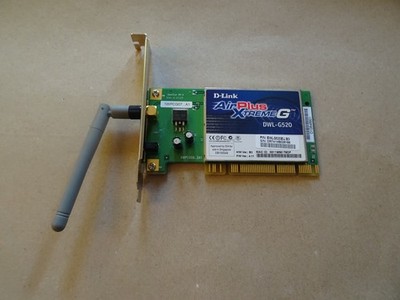 D-Link AirPlus XtremeG DWL-G520 Wireless PCI card Adapter 802.11g 108Mbps