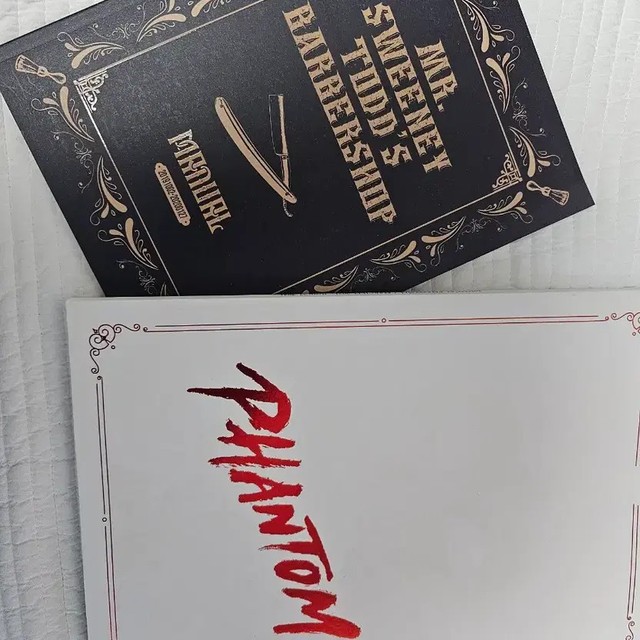 Musical Program Books Set from 2019-2022 - Rebecca, Dracula, Wicked, Kinky Boots