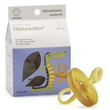 Natursutten 12-18M 1-Pk Original Orthodontic Pacifier - Natural Rubber BPA-Free