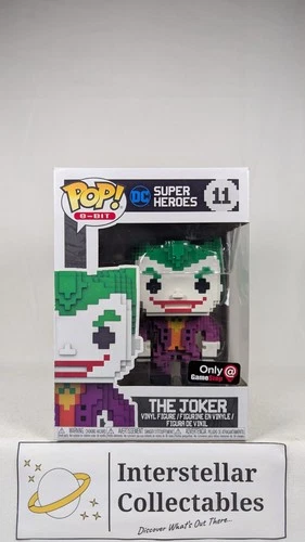 Funko Pop! DC Universe: The Joker 8-Bit #11 GameStop Exclusive