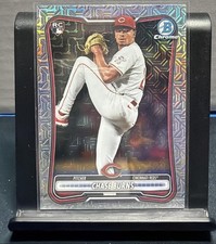 #3 Chase Burns 2026 Bowman Mega Box Chrome Mojo Refractor RC Cincinnati Reds