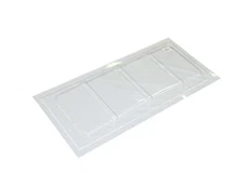 35.5"x16.5" Basement Window Cover – Clear Polyethylene Rectangular