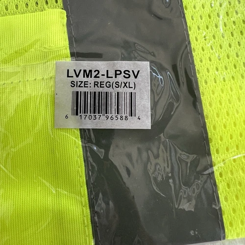 New PETRA ROC LVM2-LPSV Hi-Vis ANSI Class 2  Safety Vest, SIZE Regular S-XL image 8