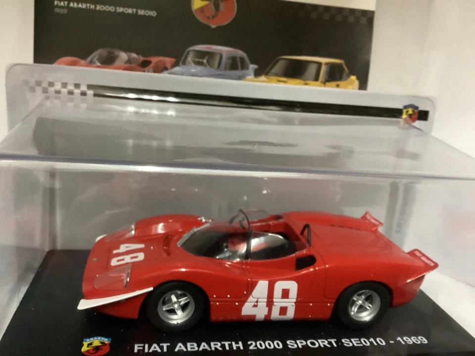 FIAT ABARTH 2000 Sport SE010 1969  Abarth Collection 1/24 metallo - Immagine 2 di 4