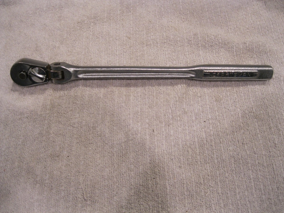 Vintage =Craftsman= Flex Head Ratchet 3/8