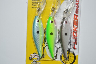 Lot Of 10 Plastic Minnow Fishing Lures - Floating Rattling Crankbaits For Bass & Trout